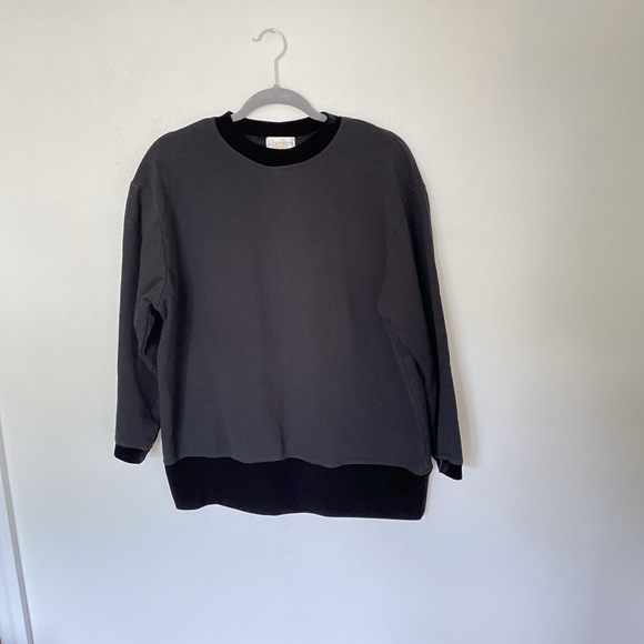 Vintage Gantos Velvet Trim Oversized Sweatshirt - Picture 2 of 11